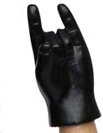 Dekohelden24 Räuchermännchen Heavy Metal Rocker, ca. 21 cm., Heavy Metal Rocker