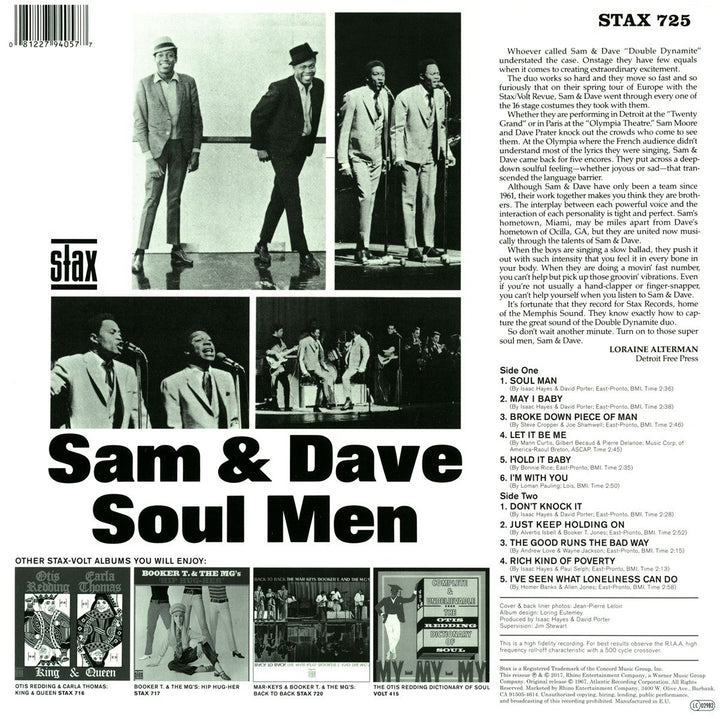 Soul Men, Vinyl