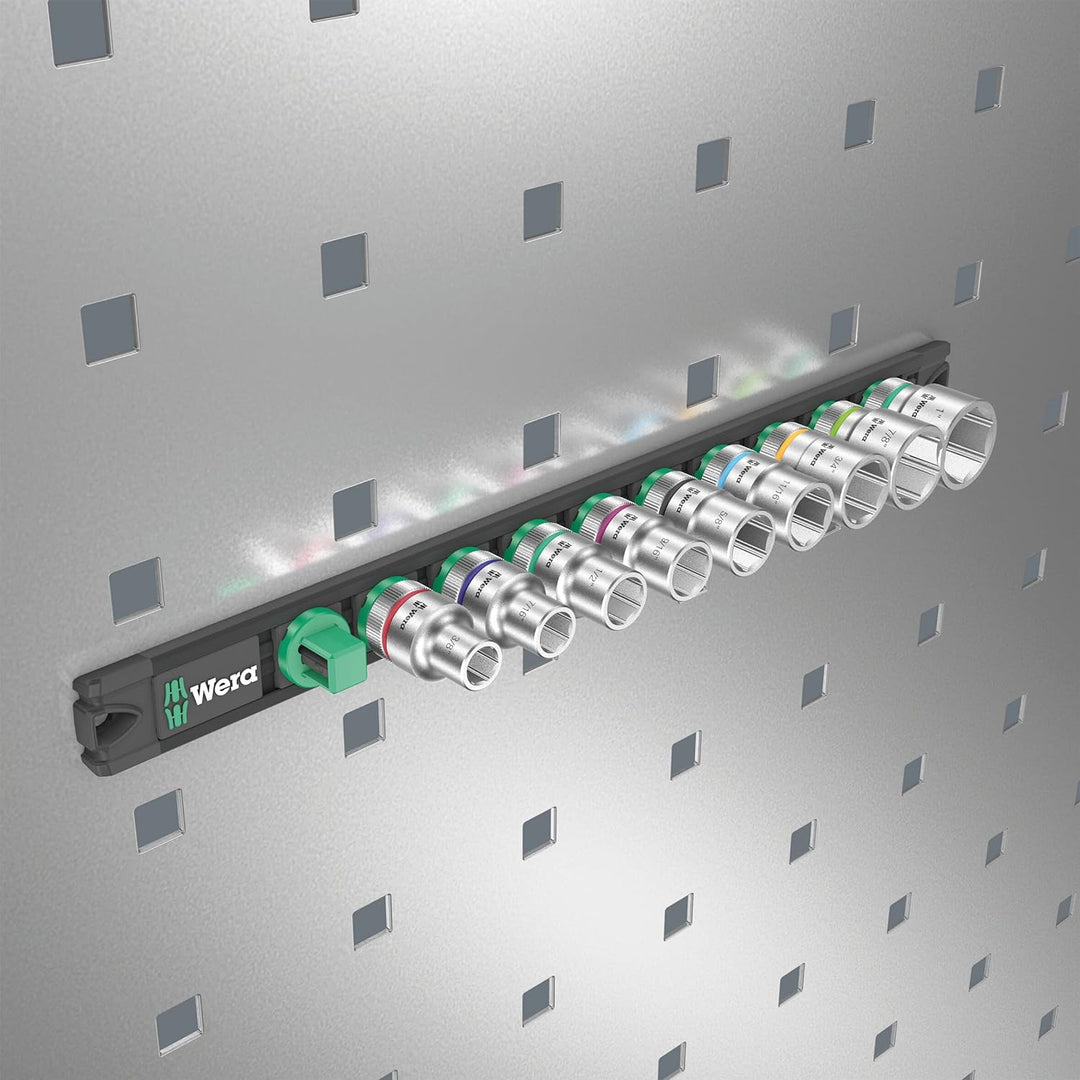Wera 05005480001 Nuss-Magnetleiste C Imperial 1, Zyklop Steckschlüsseleinsatz-Satz, 1/2"-Antrieb, zö