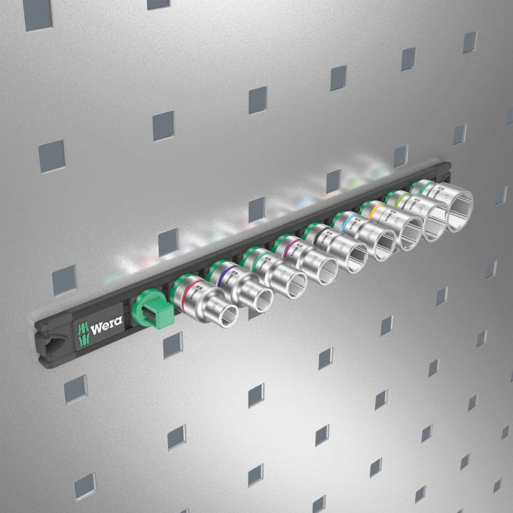 Wera 05005480001 Nuss-Magnetleiste C Imperial 1, Zyklop Steckschlüsseleinsatz-Satz, 1/2"-Antrieb, zö