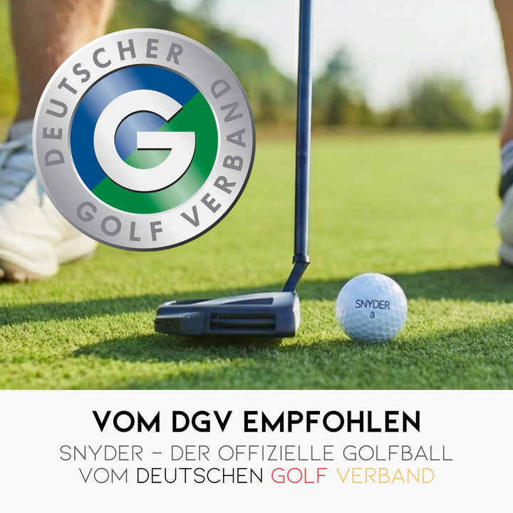 SNYDER SNY Supersoft Golfbälle | 15 Stück im praktischen Ballnetz Gelb, Gelb