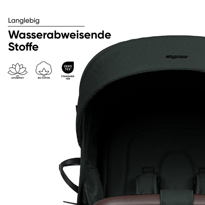 my junior® PLIA² | grosser Komfortbuggy mit Luftkammerreifen, Einhand-Faltmechanismus, einstellbare
