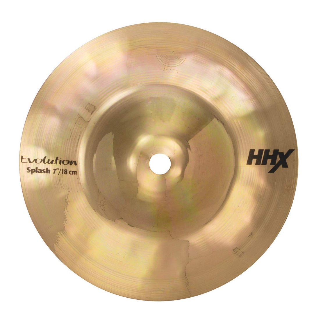 Sabian 7" HHX Evolution Splash, Brillant Finish 7 Inch Evolution Splash, 7 Inch Evolution Splash