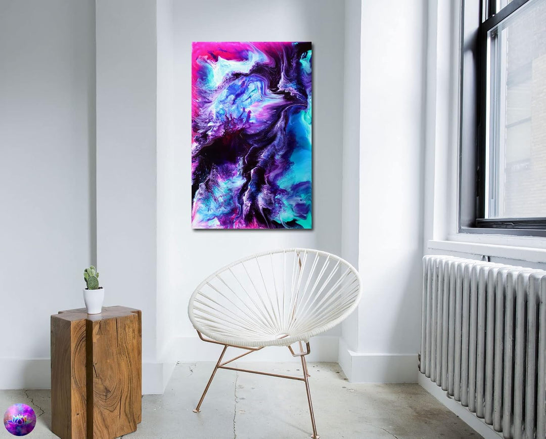 Gemälde Abstrakte Malerei Original - moderne hochglanz Wandbilder XXL - Resin Art Kunst Bild Harz Un