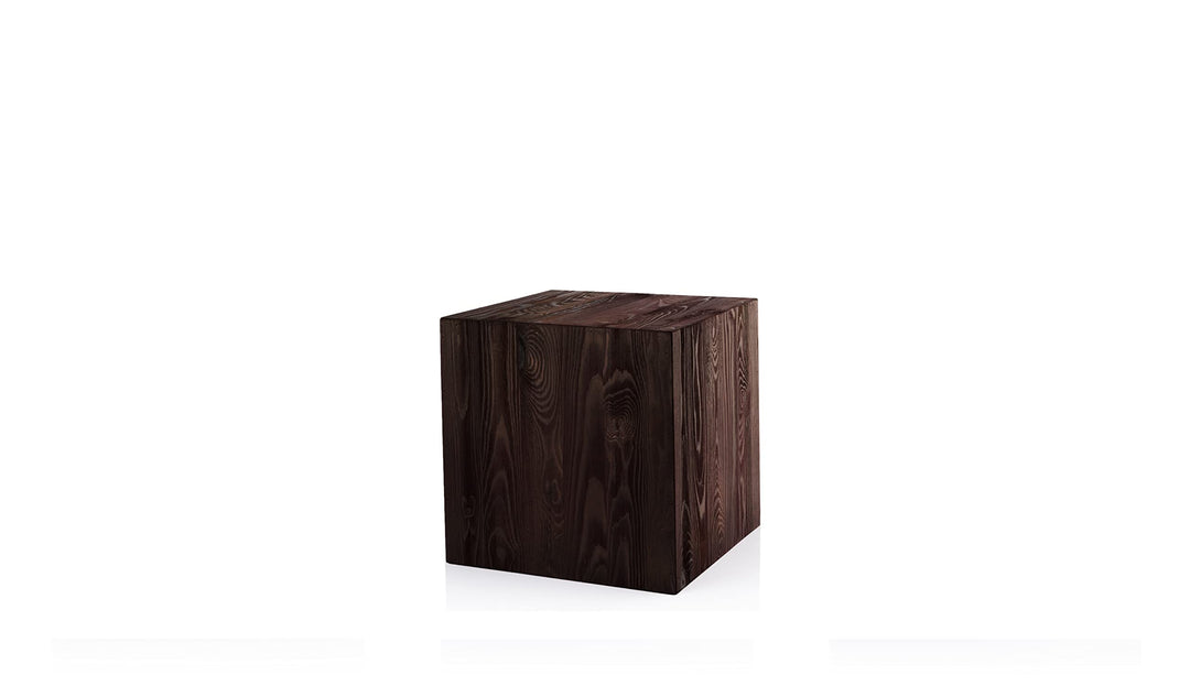 DECOKTIVO Holzständer, Holzblock, Baumstamm Deko, Bodenwindlicht Säule, Blumensäule Holz, Dekosäule,