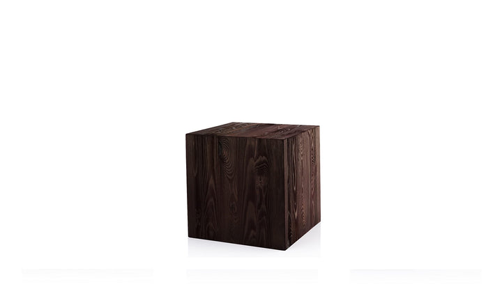 DECOKTIVO Holzständer, Holzblock, Baumstamm Deko, Bodenwindlicht Säule, Blumensäule Holz, Dekosäule,