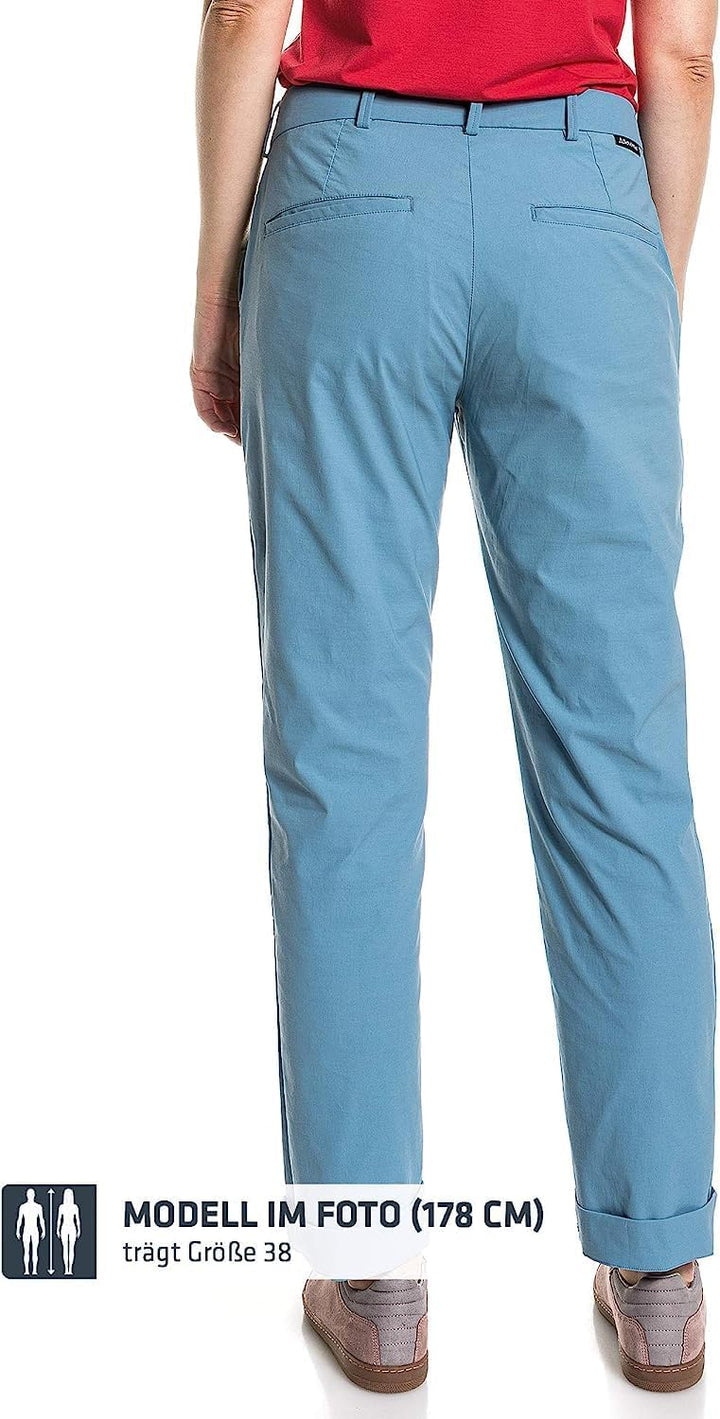 Schöffel Damen Pants Bogota L, atmungsaktive Outdoor Hose für Freizeit und Trekking, moderner Schnit