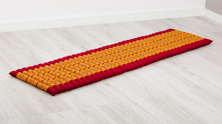 livasia Rollmatte Rollmatratze S schmal - 200x50x4,5cm - Gästebett Gästematratze 1 Person mit Muster