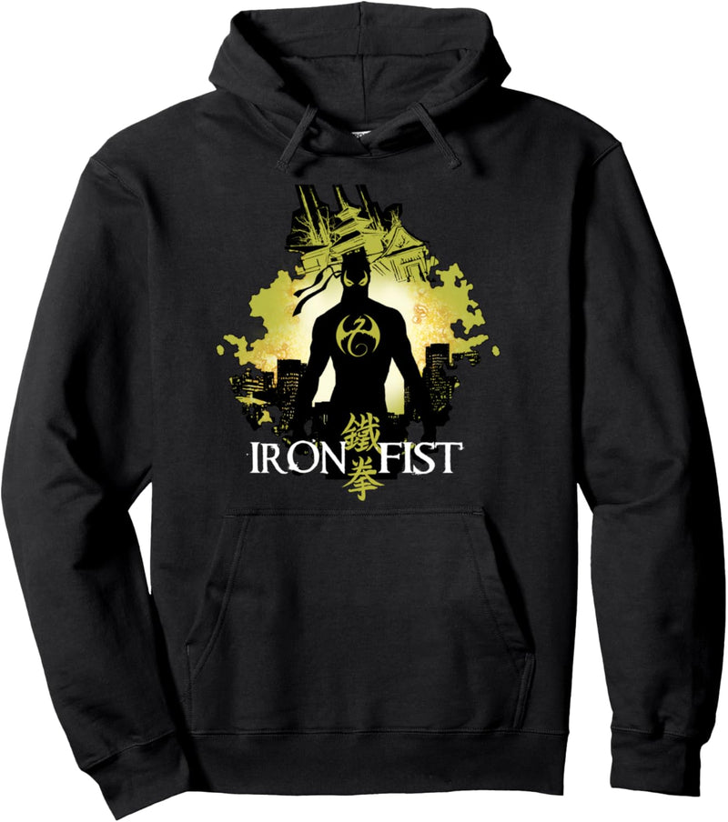 Iron Fist Splatter Bob Silhouette Pullover Hoodie