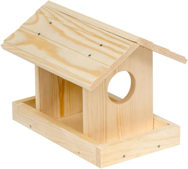 ITA DIY Futterhaus für Vögel zum Zusammenbauen und Bemalen BirdieBuffet - Vogelhaus Komplett Bausatz