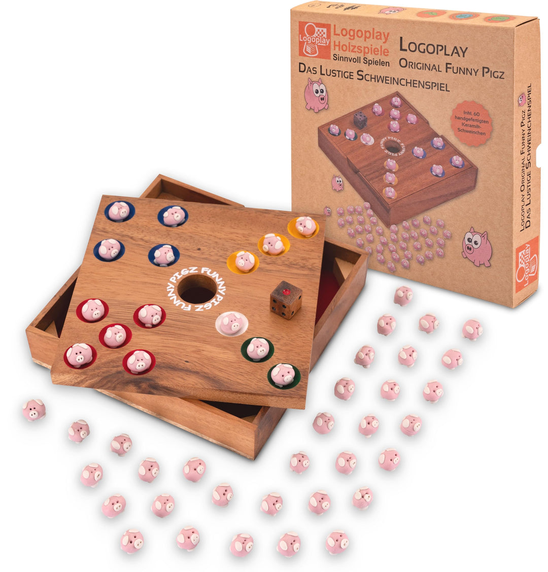 Pig Hole - Big Hole - Schweinchenspiel - Würfelspiel - Gesellschaftsspiel - Brettspiel aus