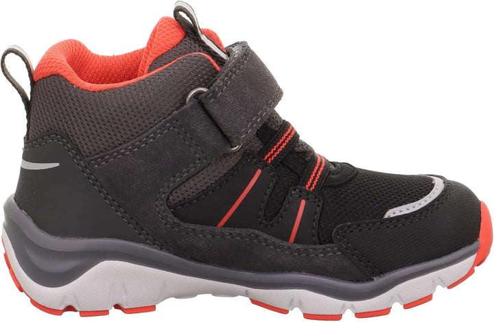 Superfit Jungen SPORT5 leicht gefütterte Gore-Tex Sneaker 24 EU Schmal Grau Rot 2000, 24 EU Schmal G