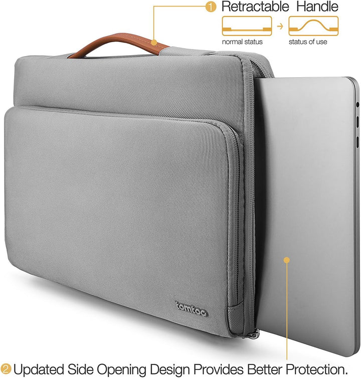 A14 Laptop-Hülle für Surface Silbergrau 12.3 Inch, Silbergrau 12.3 Inch