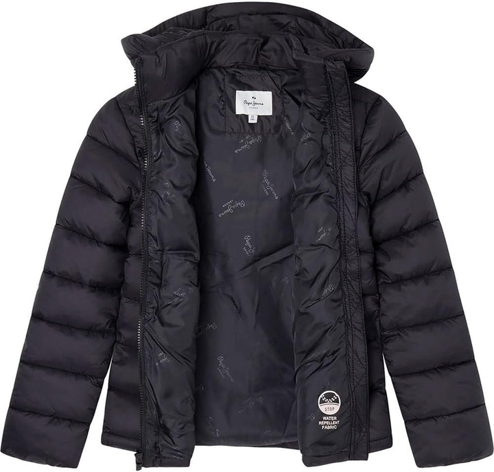Pepe Jeans Mädchen Simone Short Jacket 10 Jahre Black (Black), 10 Jahre Black (Black)