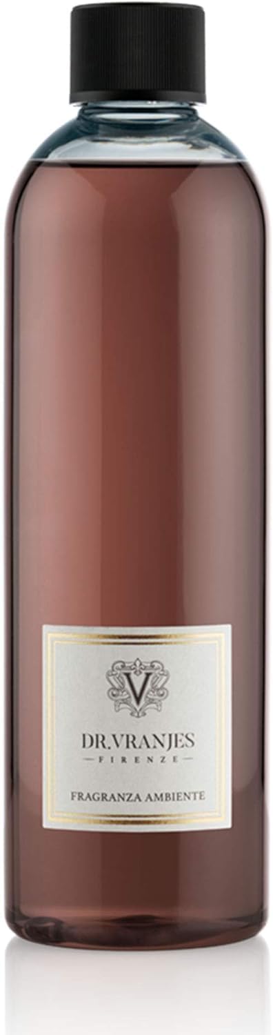 Dr. Vranjes – Melograno 500 ml Nachfüller mit Weisse Stäbchen - Luxus-Raumduft, Made in Italy, Haupt