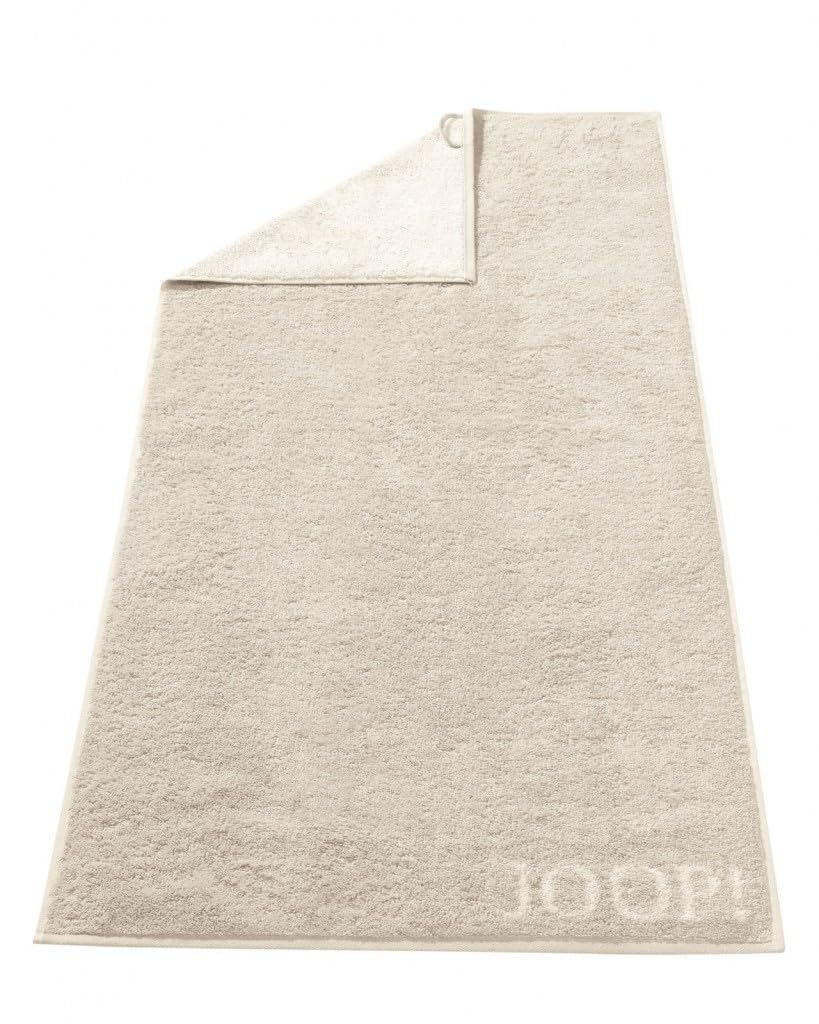 Joop! Duschtuch Classic Doubleface 1600 | 30 Sand - 80 x 150 Duschtuch 80x150 cm Beige, Duschtuch 80