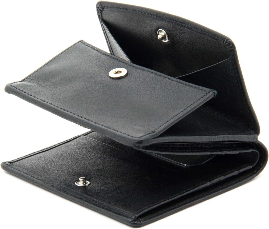 Esquire Münzbörse Logo Schachtelbörse Schwarz 003910