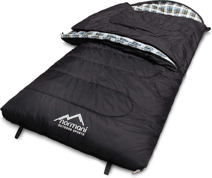 normani 4-in-1-Funktion Extrem Outdoor Schlafsack 'Antarctica' aus Nylon Rip-Stop mit 500 + 250 g/m²