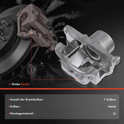 Frankberg Bremssattel Bremszange Vorne Links Kompatibel mit RAV 4 II CLA2_ XA2_ ZCA2_ ACA2_ 1.8L 2.0