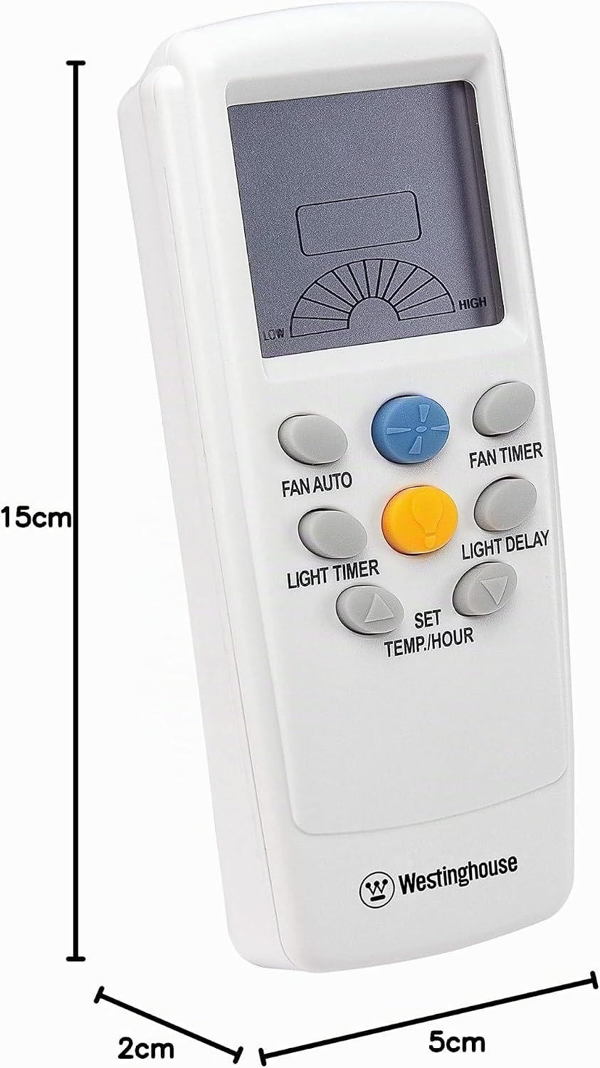 Westinghouse Lighting 77874 Funk-Thermostat für Deckenventilator und Fernbedienung für die Beleuchtu