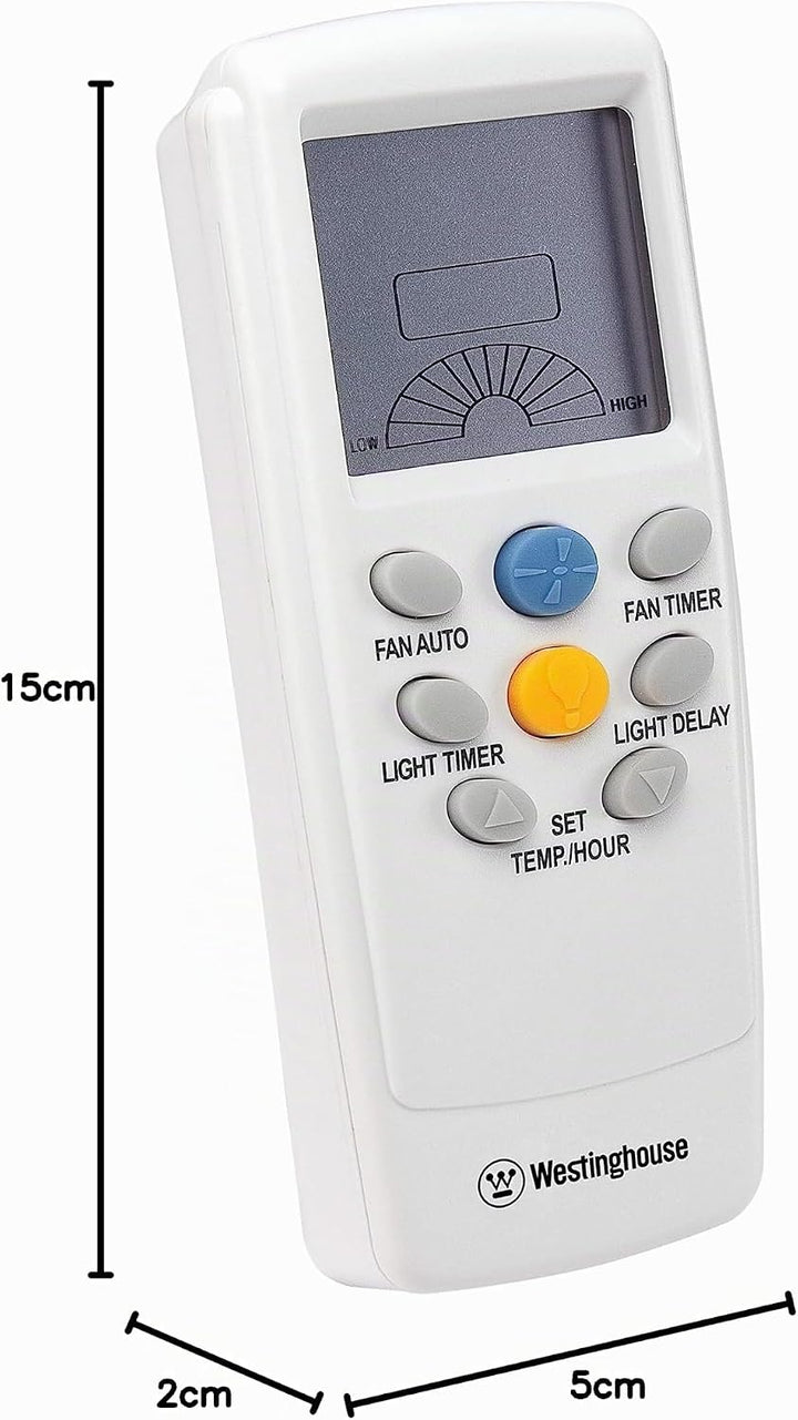 Westinghouse Lighting 77874 Funk-Thermostat für Deckenventilator und Fernbedienung für die Beleuchtu