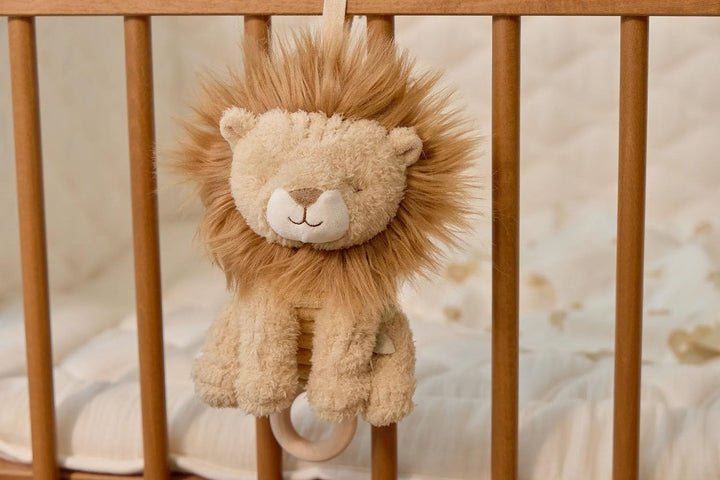 Little Dutch Spieluhr - Einschlafhilfe - Aufzieh-Spieluhr - Löwe - für Babys ab der Geburt - Safari