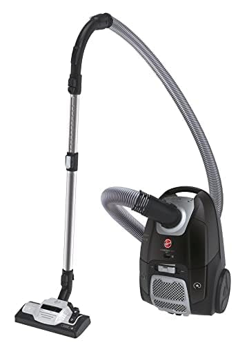 Hoover Bodenstaubsauger mit 3,5 L Beutel – leiser Staubsauger (69 dBA) mit automatischem Beutelentso