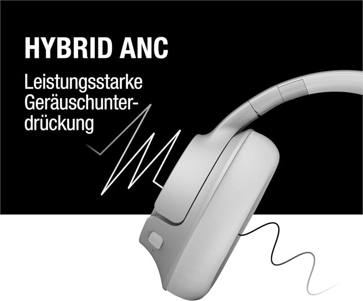 Fresh 'n Rebel Clam Fuse Bluetooth kopfhörer Over Ear mit Hybrid Active Noise Cancelling, mit ENC-Mi