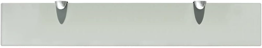 FIRBNUS 2 Stück Wall Shelf Regalbrett 60x10x0,8 cm Bad Regal Glas Schwebend für Wohnzimmer Badezimme