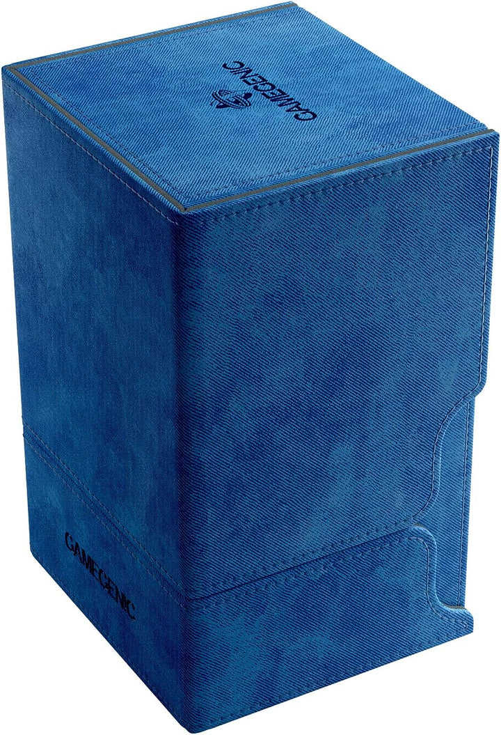 Gamegenic Watchtower 100-Card Convertible Deck Box, Blue Blau, Blau