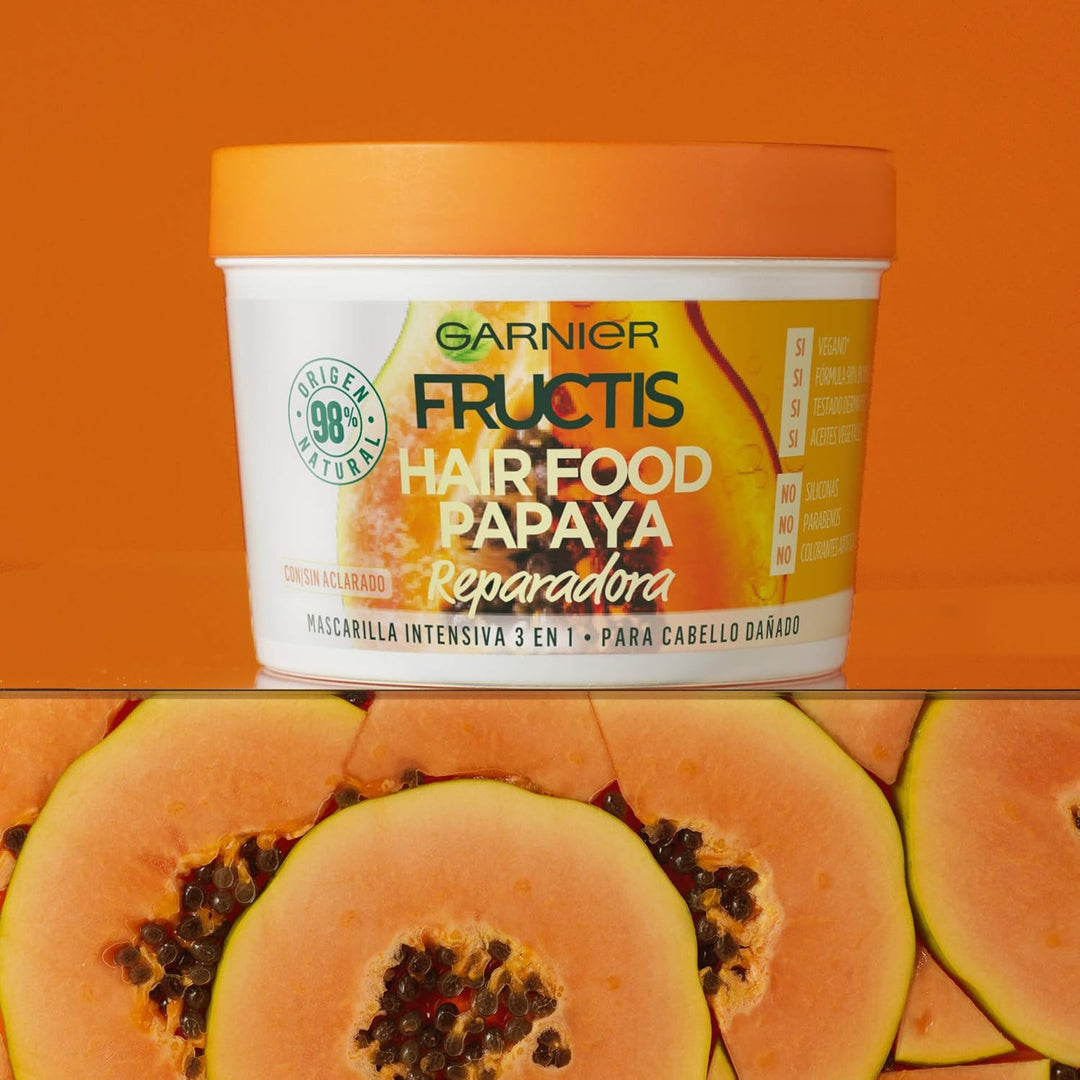 Fructis Hair Mascaras 280 ml Papaya 390 ml (3er Pack), Papaya 390 ml (3er Pack)