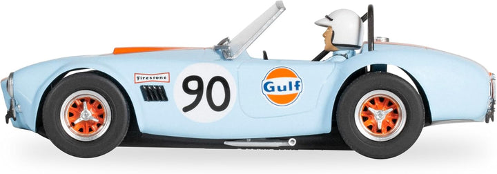 Scalextric C4509 1:32 Shelby Cobra - Gulf #90 HD - Slotcar, Rennbahn, Auto für Rennbahn, Rennbahnaut