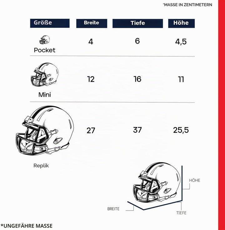 Riddell NFL Speed Mini-Helm Dallas Cowboys Einheitsgrösse Silber, Dallas Cowboys Einheitsgrösse Silb