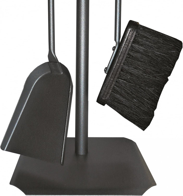 raik 21.02.376.2 Kaminbesteck 2-teilig, anthrazit beschichtet, 39cm