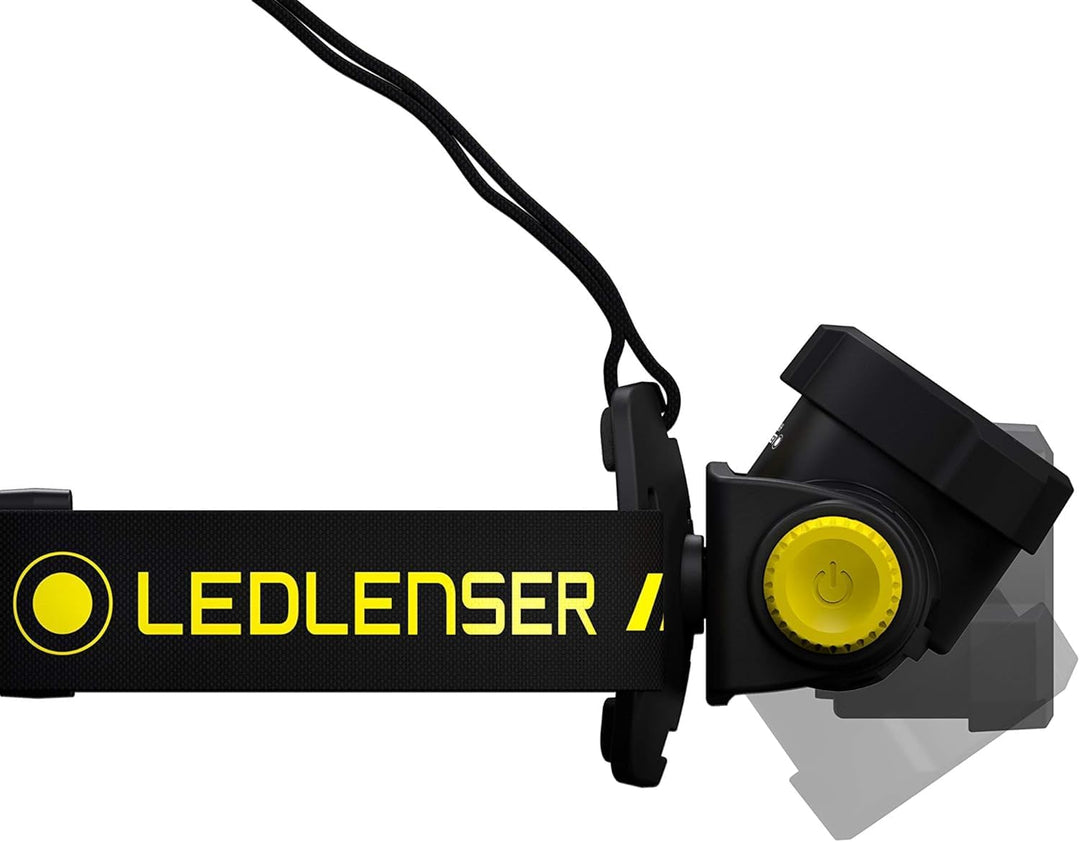 Ledlenser H7R Work Robust Stirnlampe LED, aufladbar mit Lithium Akku, wasserdicht IP67, 1000 Lumen,