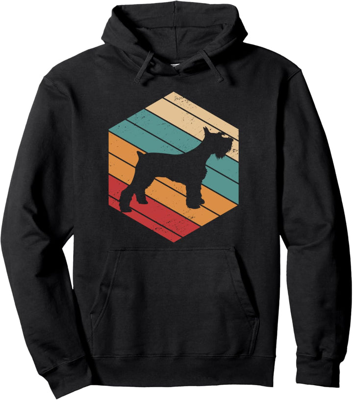 Schnauzer Hund - vintage Pullover Hoodie