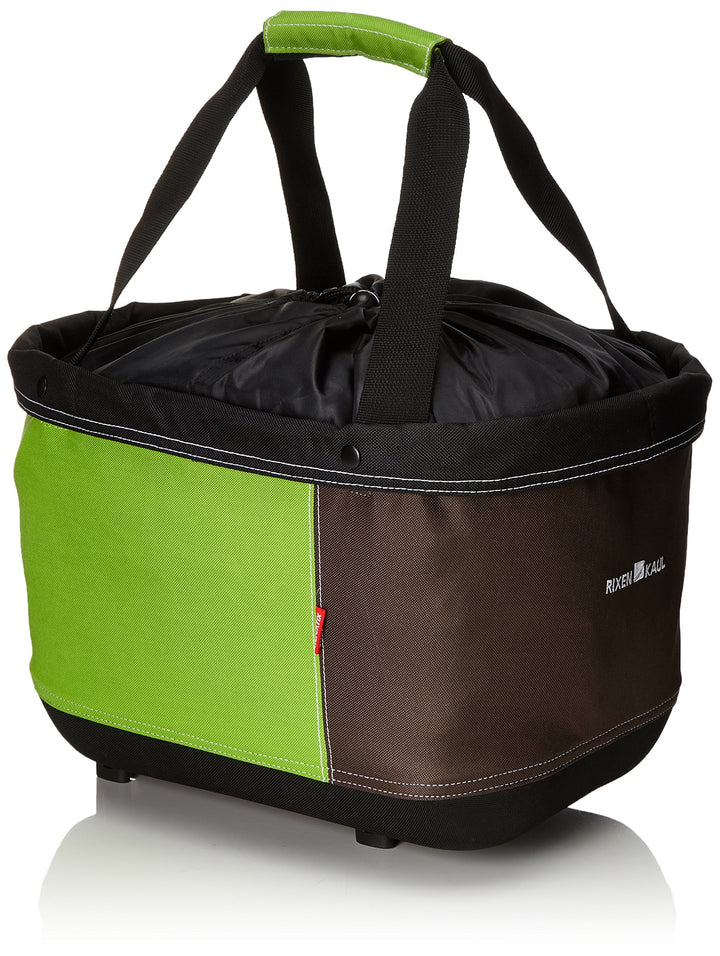 KlickFix Alingo Gt für Racktime Fahrradkorb 41 x 29 x 24 cm Grün-Braun, 41 x 29 x 24 cm Grün-Braun