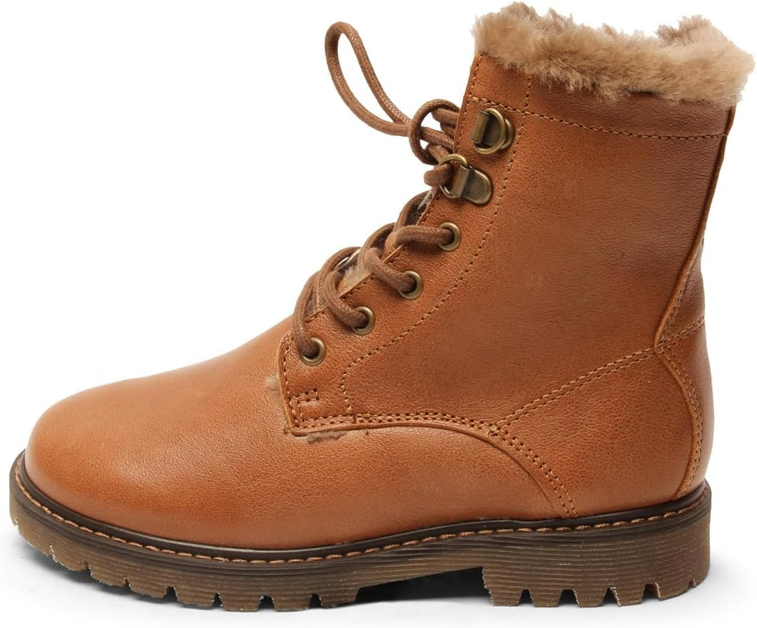 Bisgaard Unisex Kinder Maia Lamb Fashion Boot 28 EU Brandy, 28 EU Brandy