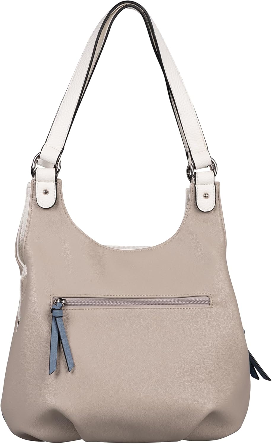 TOM TAILOR Juna Damen Shopper Umhängetasche Reissverschluss Klein, Blau