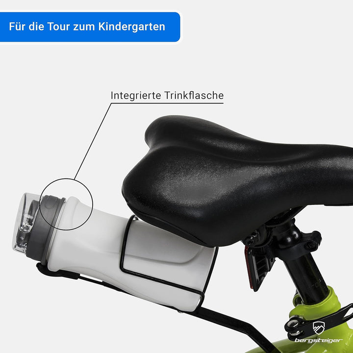 Bergsteiger Monaco 16 Zoll Kinderfahrrad, geeignet für 4, 5, 6 Jahre, BMX, Stützräder, Rücktrittbrem