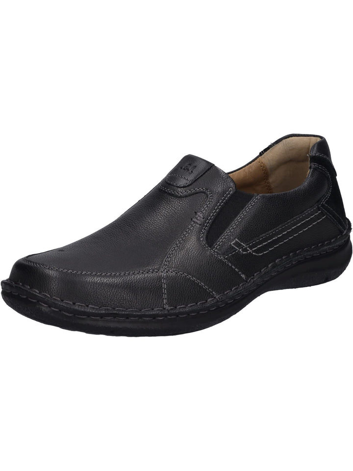 Josef Seibel Herren Slipper Anvers 63,Weite K (Extra weit),Wechselfussbett 40 EU X-Weit Schwarz 238
