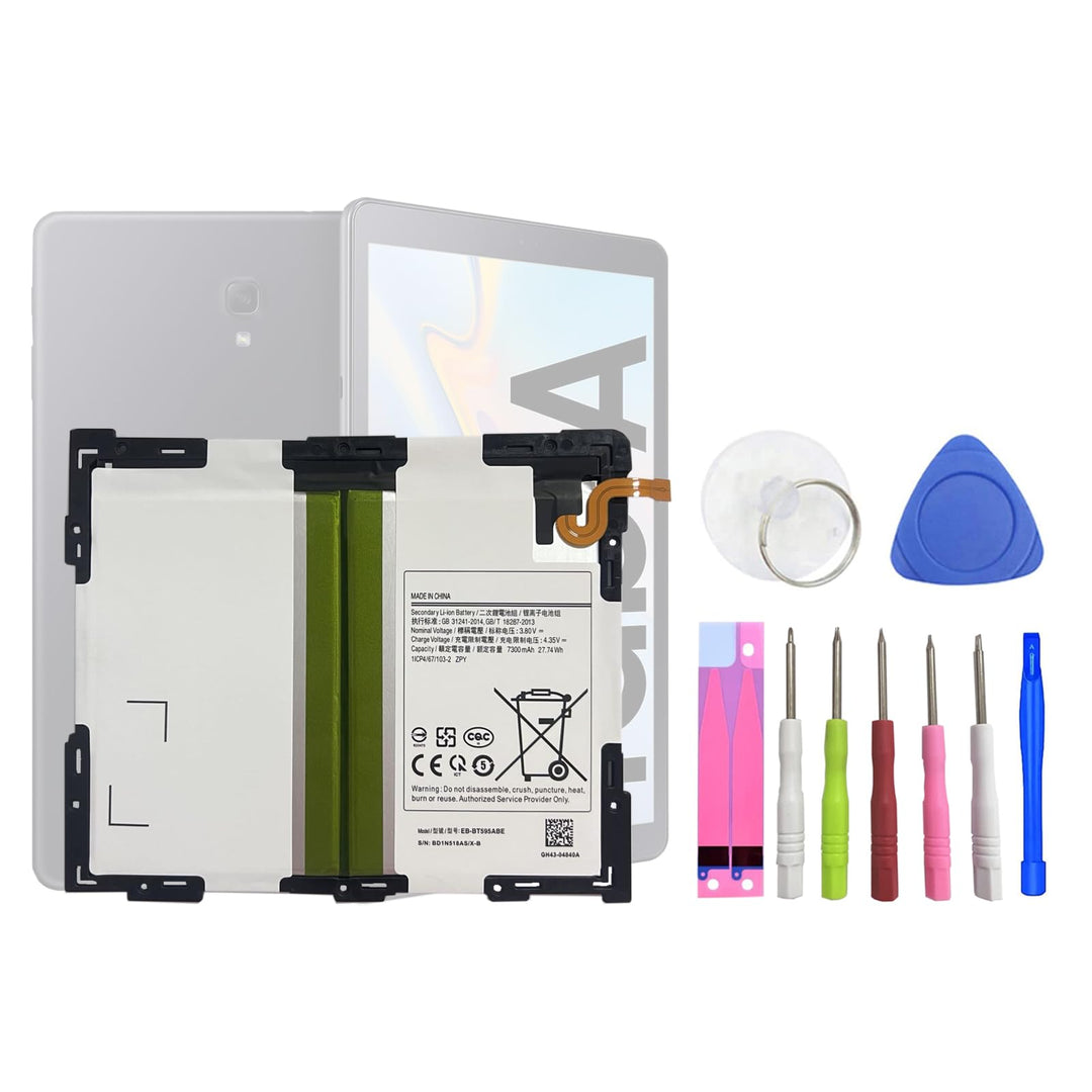 HIGHAKKU Ersatzakku Batterie EB-BT595ABE kompatibel mit Samsung Galaxy Tab A 2018 10.5 Inch SM-T590