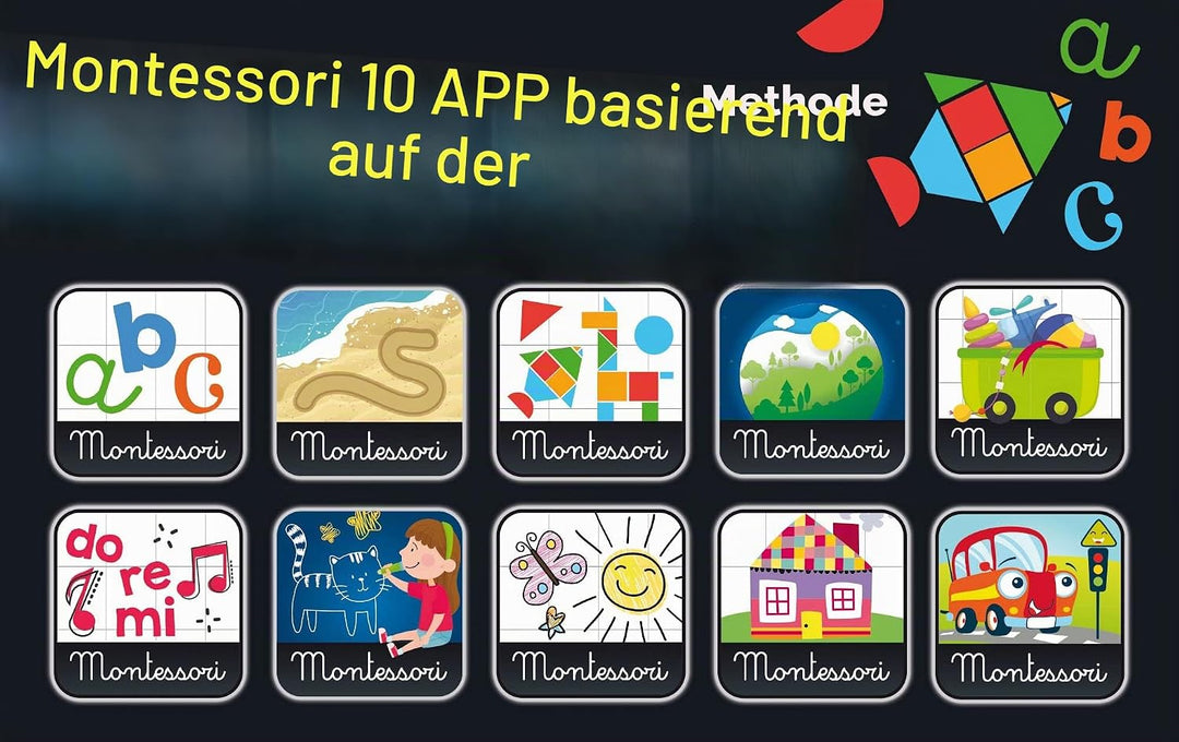 Lisciani-Mio Tab 7 Zoll Smart Kid 2022, Kinder 3-8 Jahre, Speicher 16 GB, Autonome, sensorische Fähi