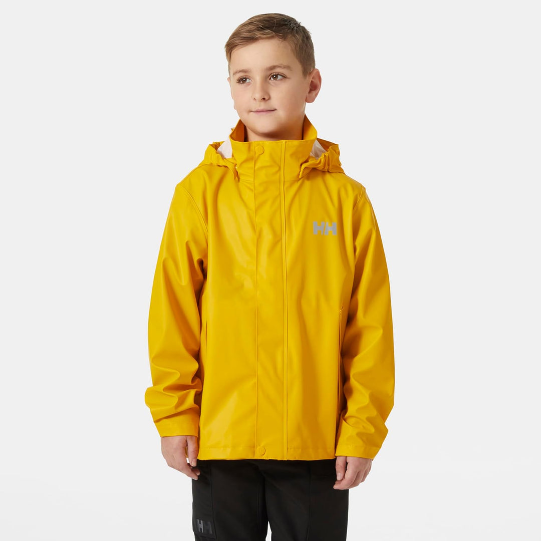 Helly Hansen Kinder Moss Pu Regenset 8 Gelb (Essential Yellow), 8 Gelb (Essential Yellow)