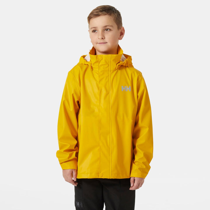 Helly Hansen Kinder Moss Pu Regenset 8 Gelb (Essential Yellow), 8 Gelb (Essential Yellow)