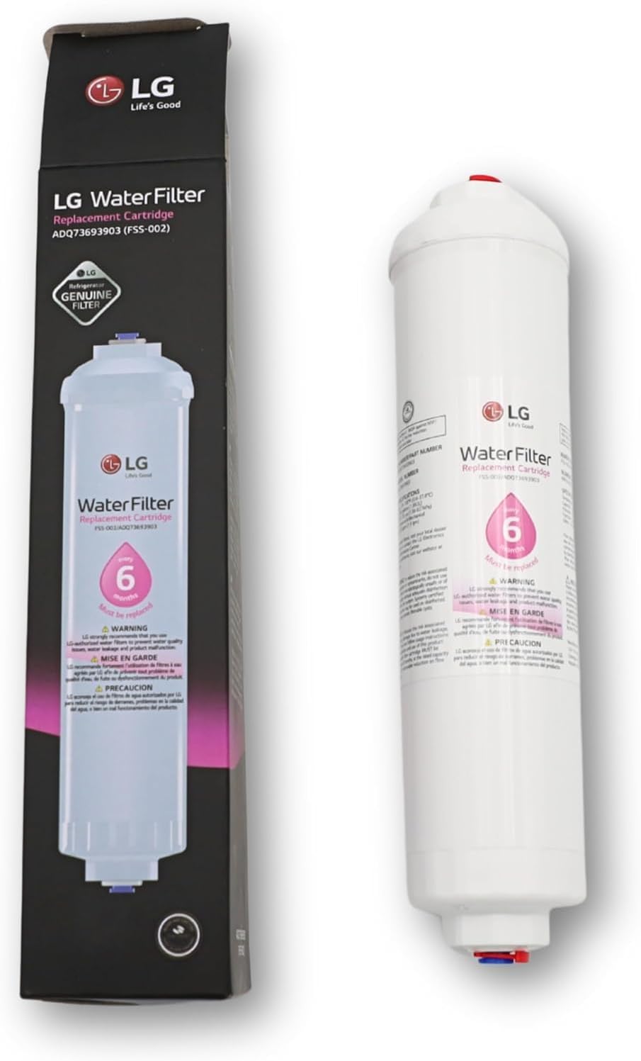 LG ADQ73693901 Ersatz-Kühlschrank-Wasserfilterkartusche (3 Stück)