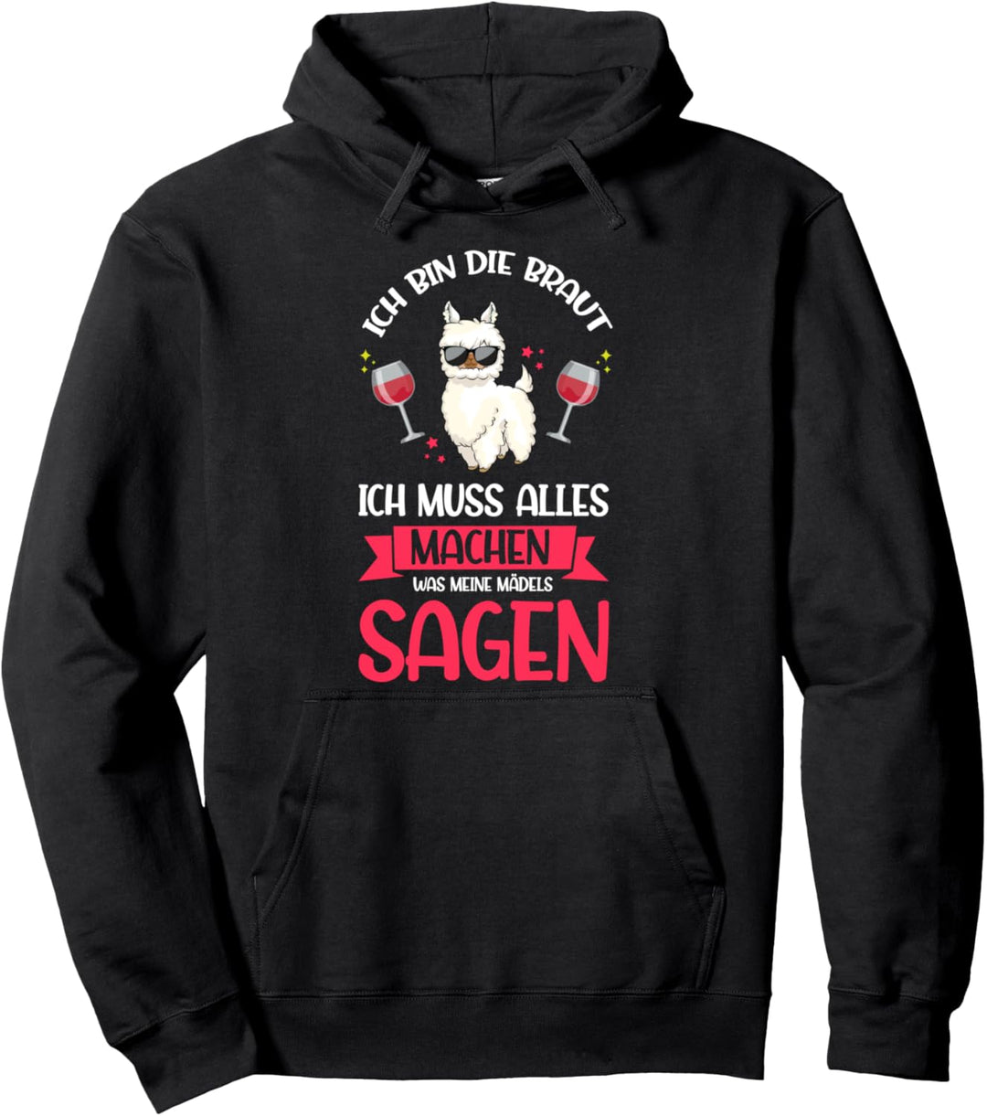 Junggesellenabschied Braut Einhorn Einhorn Pullover Hoodie