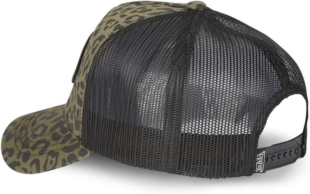 Von Dutch Kappe für Herren &amp; Damen, verstellbar, Truckermütze, originell und bequem, Schwarz, Grün,