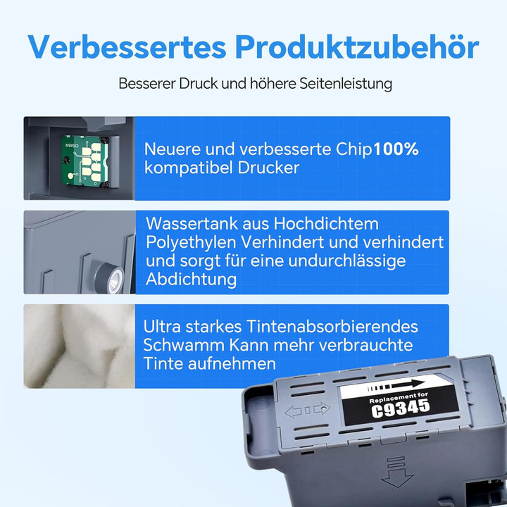 PXMB9/C9345 (C12C934591) Wartungsbox kompatibel mit epson ecotank et-8550 et 8550 et-8500 et 8500 ET
