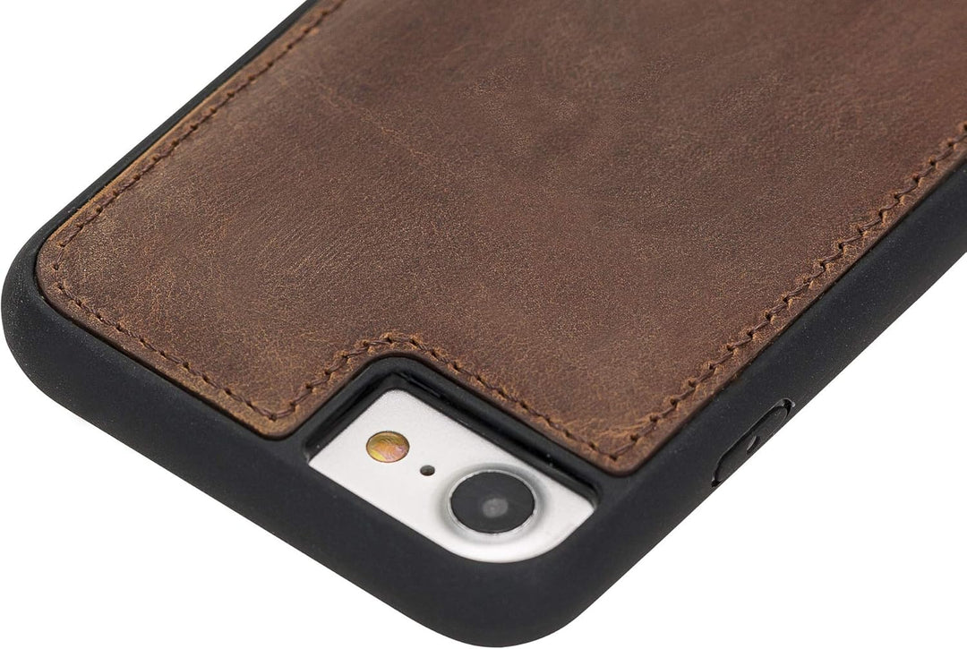 Solo Pelle iPhone SE (2020) & 7/8 Case Lederhülle Ledertasche Backcover Flex aus echtem Leder (Vinta